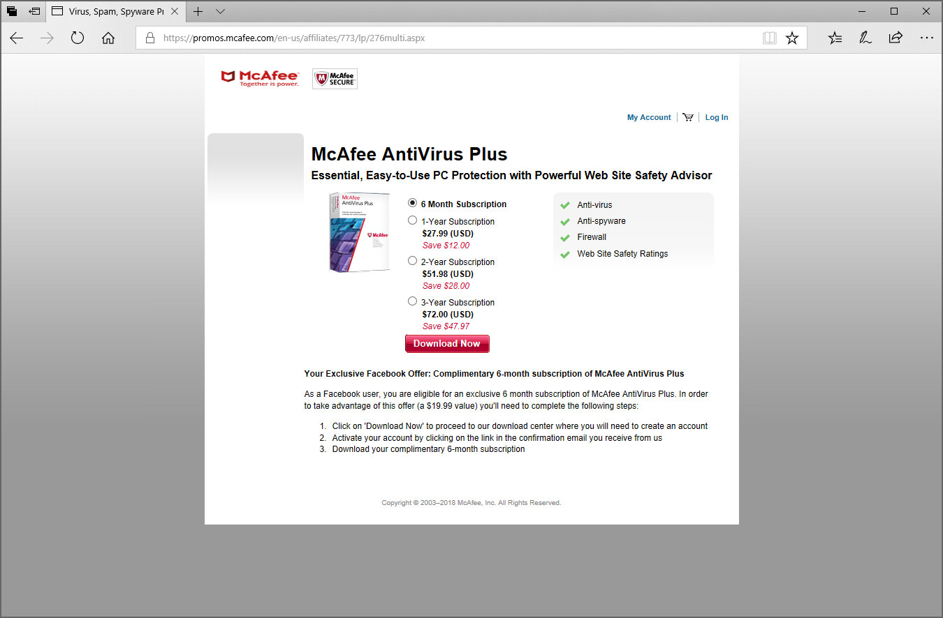Mcafee Free Trial For Mac
